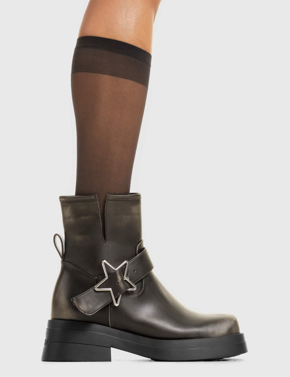 Hawk Platform Ankle Boots – LAMODA EU