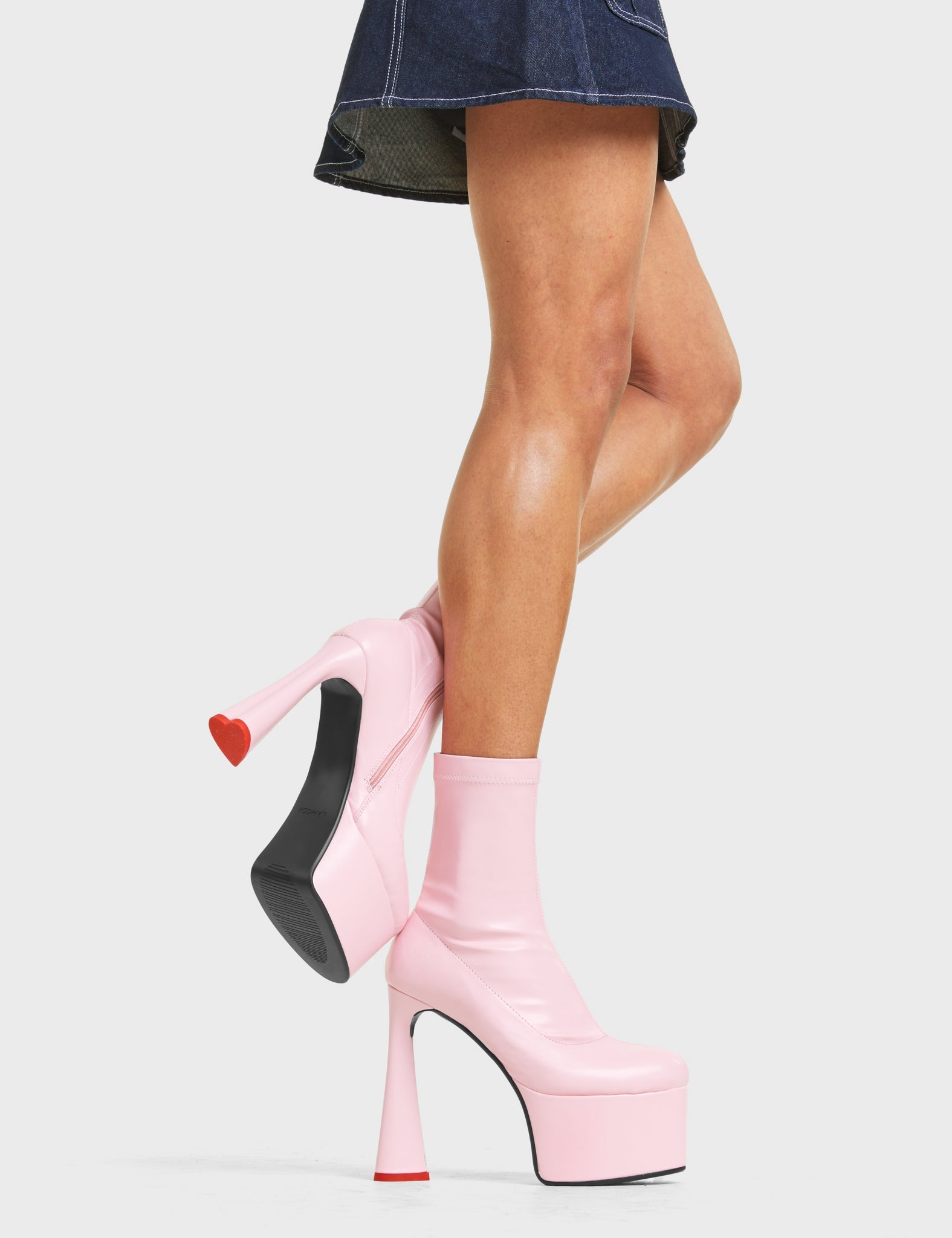 Addicted Platform Ankle Boots – LAMODA EU