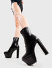 Secret Agent Platform Ankle Boots