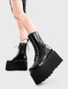 Steady Chunky Platform Ankle Boots
