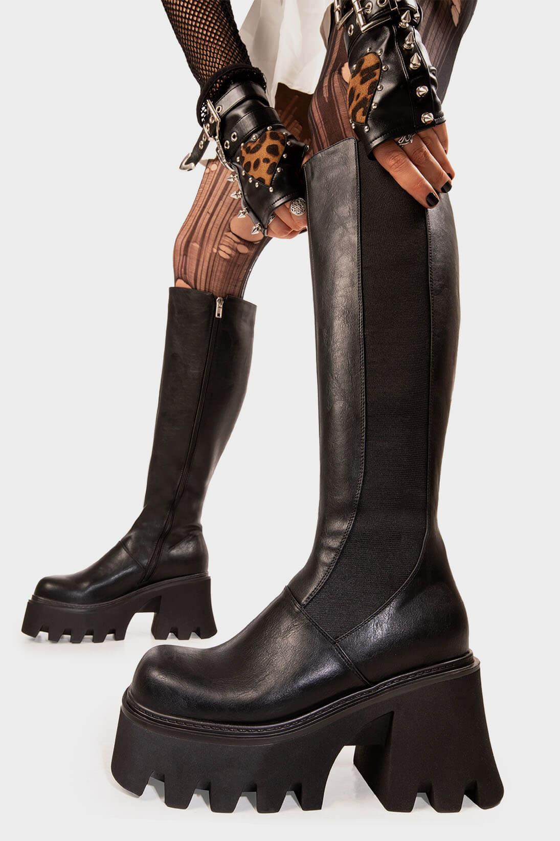 For You Chunky Platform Knee High Boots LAMODA EU — free download